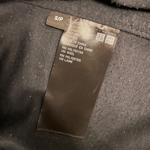 Dark Blue cropped Jacket - Picture 2 of 4